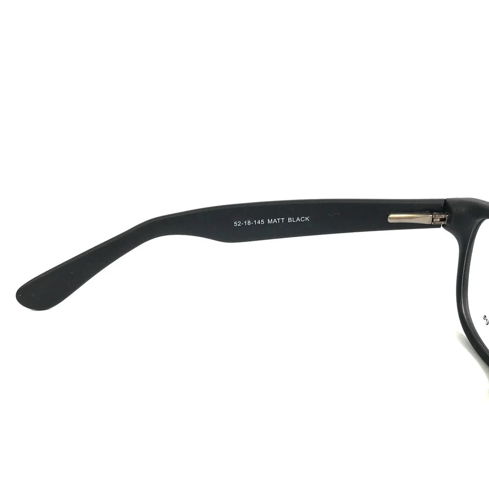 Enhance Eyeglasses Frames 3982 MATT BLACK Square Full Rim 52-18-145